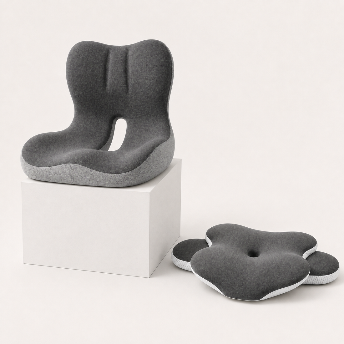 Pack Dúo VELUM® — Cojín Lumbar + Almohada Cervical (-20%)