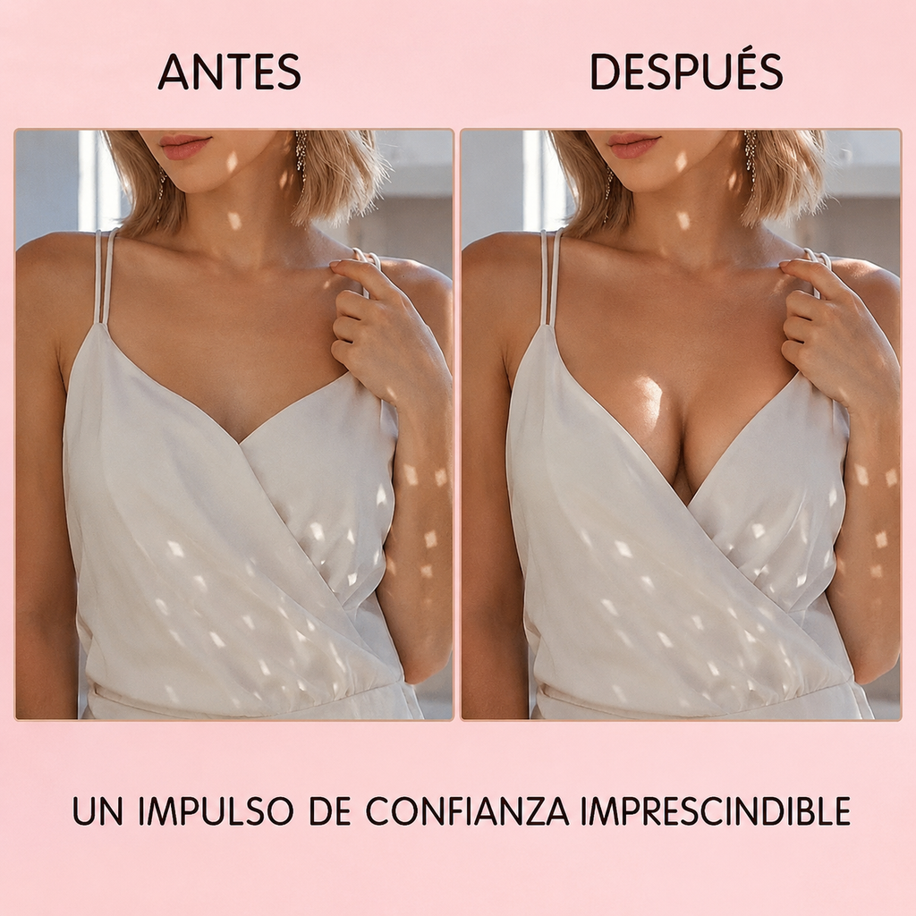 VELUM Cleavage® – Sujetador Adhesivo Invisible de Silicona con Escote Esculpido