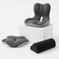 Pack Completo VELUM® — Cojín Lumbar + Almohada Cervical + Reposapiés (-25%) · La mejor oferta