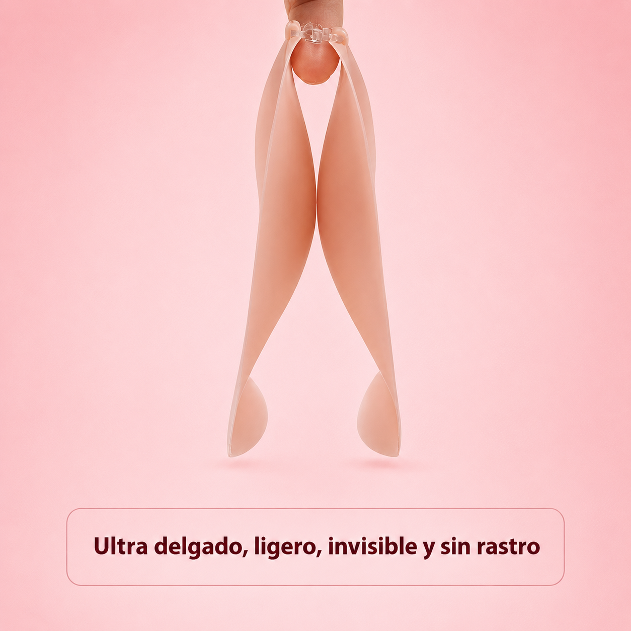 VELUM Cleavage® – Sujetador Adhesivo Invisible de Silicona con Escote Esculpido